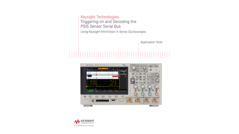 PSI5 Sensor Triggering on and Decoding the Serial Bus